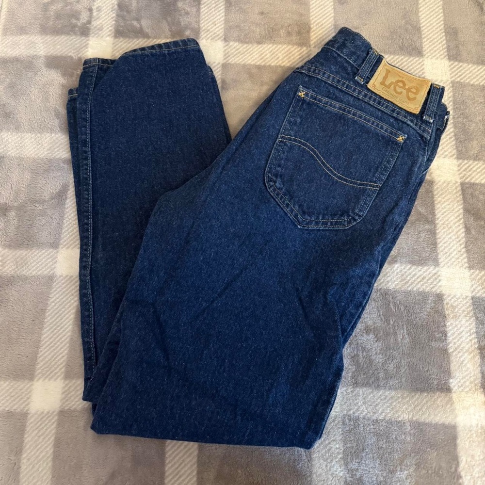 Lee Men's Dark Blue Relaxed Jeans